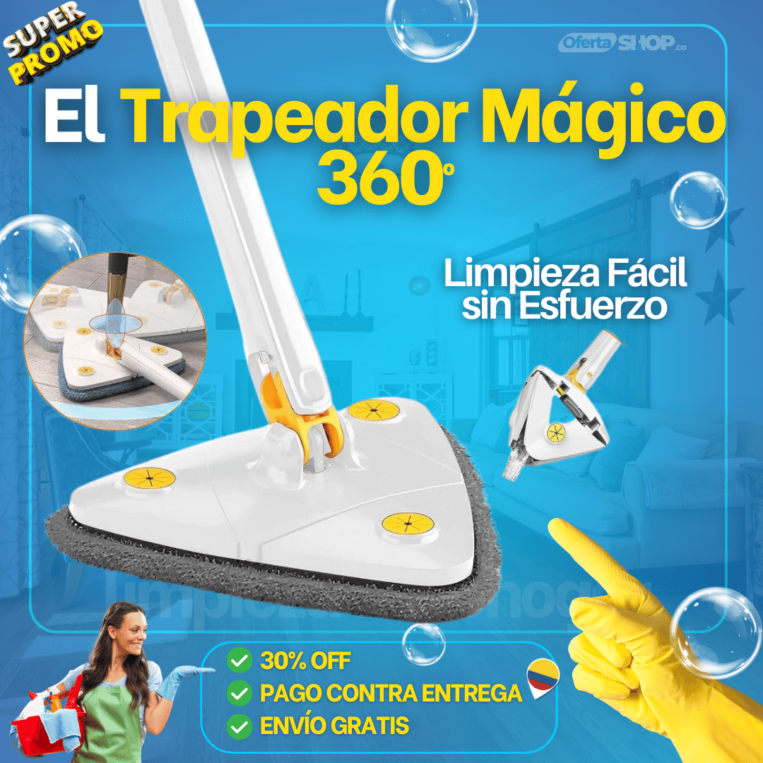 Trapeador triangular 360º